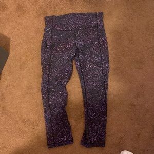 Lululemon Speed up cropped Leggings Size 6